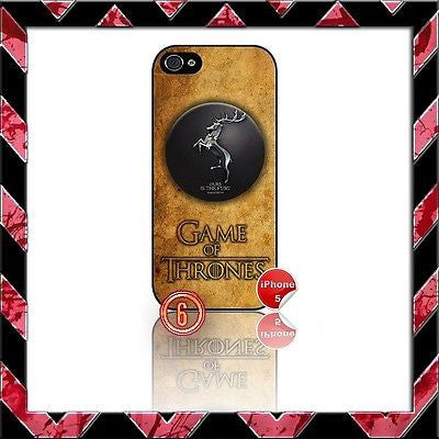 ★ CHOICE OF GAME OF THRONES ★ COVER/CASE FOR APPLE IPHONE 5  - Black Halo Design
 - 5