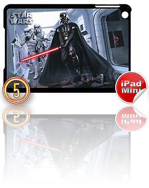 ★ NEW ★ CHOICE OF STAR WARS ★ APPLE IPAD MINI HARD CASE (STARWARS) - Black Halo Design
 - 3