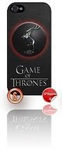 ★ GAME OF THRONES BARATHEON STAG CREST ★ PHONE COVER FOR IPHONE 5 (CASE)#6 - Black Halo Design
