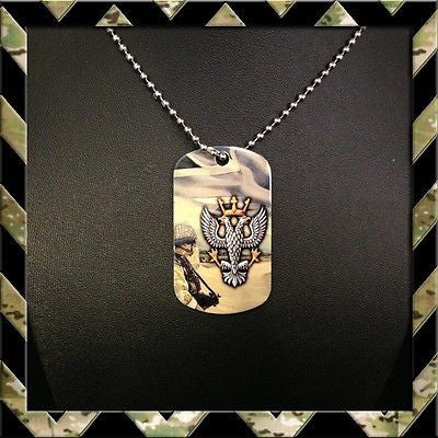 ★ THE MERCIAN REGIMENT (MERCS) ★ DOG TAG NECKLACE/KEYRING MERCIANS - Black Halo Design
