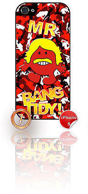 ★ MR BANG TIDY ★    .. IPHONE 5  MOBILE PHONE HARD CASE COVER (GIRL CAMO LEMON) - Black Halo Design
 - 3