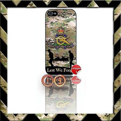 ★ THE ROYAL ARTILLERY ★ SHELL/CASE/COVER FOR IPHONE 5 (RA) CAMO#19 - Black Halo Design
