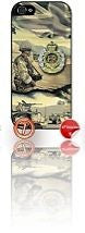 ★ THE ROYAL ENGINEERS (SAPPERS) ARMY ★ PHONE COVER FOR IPHONE 5 (CASE)#7 - Black Halo Design
