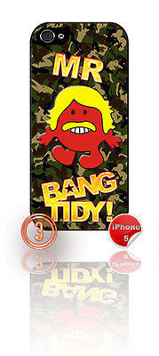 ★ MR BANG TIDY ★    .. IPHONE 5  MOBILE PHONE HARD CASE COVER (GIRL CAMO LEMON) - Black Halo Design
 - 7