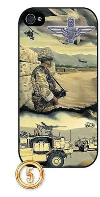 ★ THE PARACHUTE REGIMENT(PARA)AFGHANISTAN ★ PHONE COVER FOR IPHONE 4/4S(CASE)#5 - Black Halo Design
