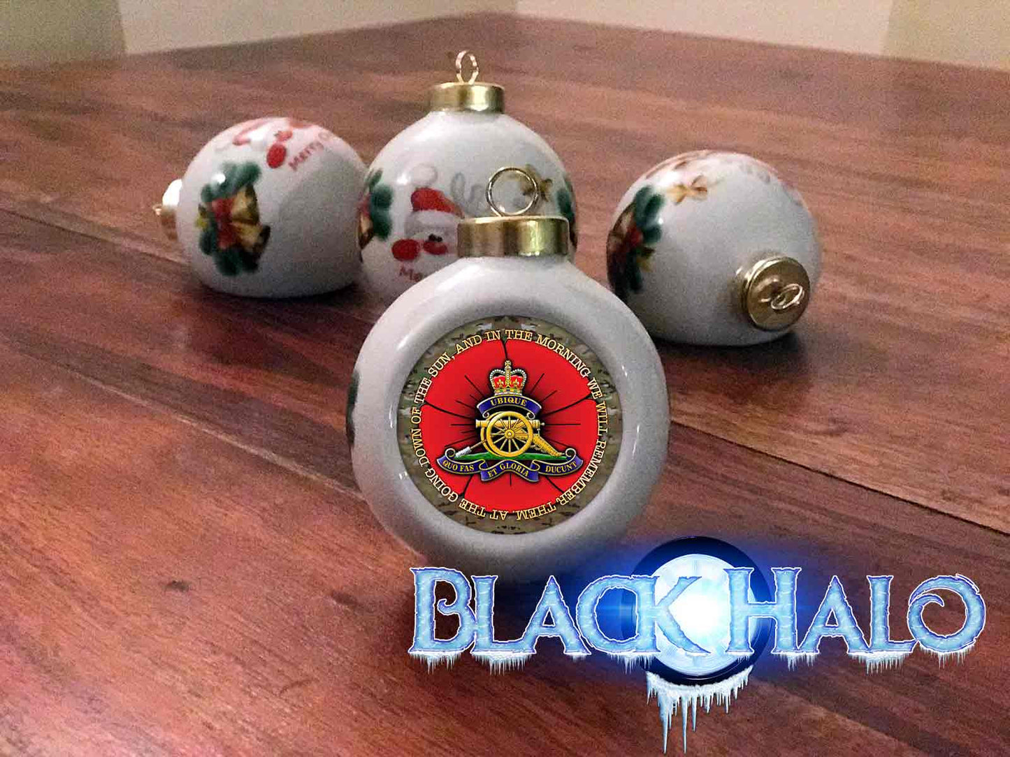 The Royal Regiment of Artillery Poppy Christmas Bauble #Army #Afghanistan