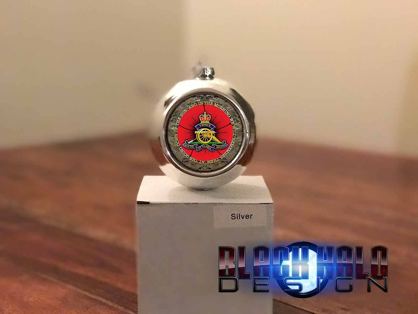 The Royal Regiment of Artillery Poppy Christmas Bauble #Army #Afghanistan