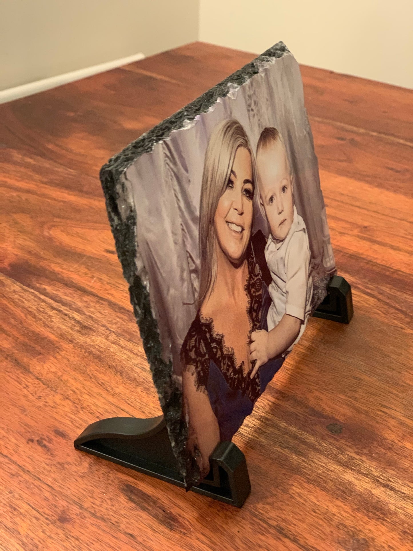 Personalised Natural Solid Rock Slates - Upload your own image