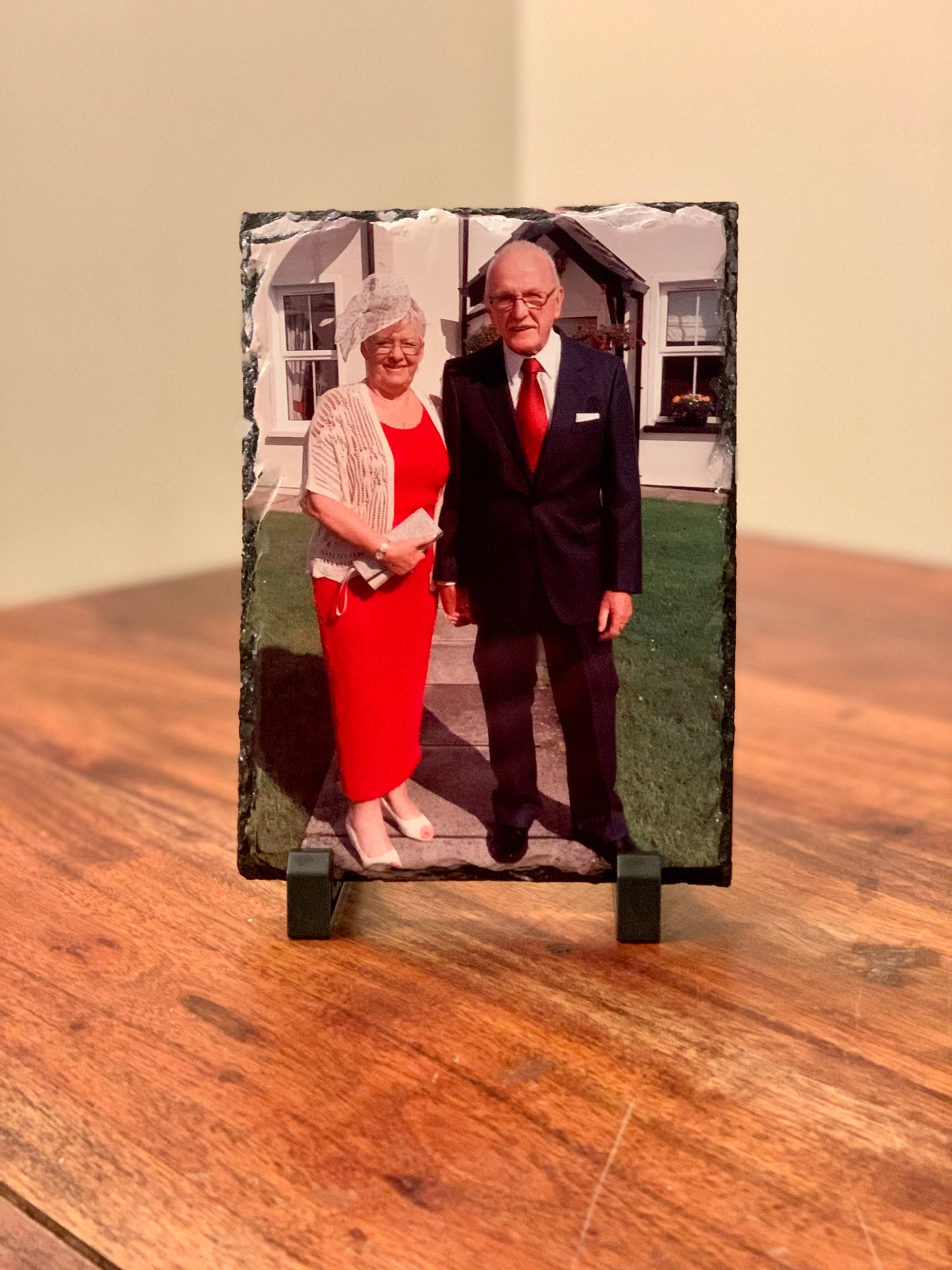 Personalised Natural Solid Rock Slates - Upload your own image