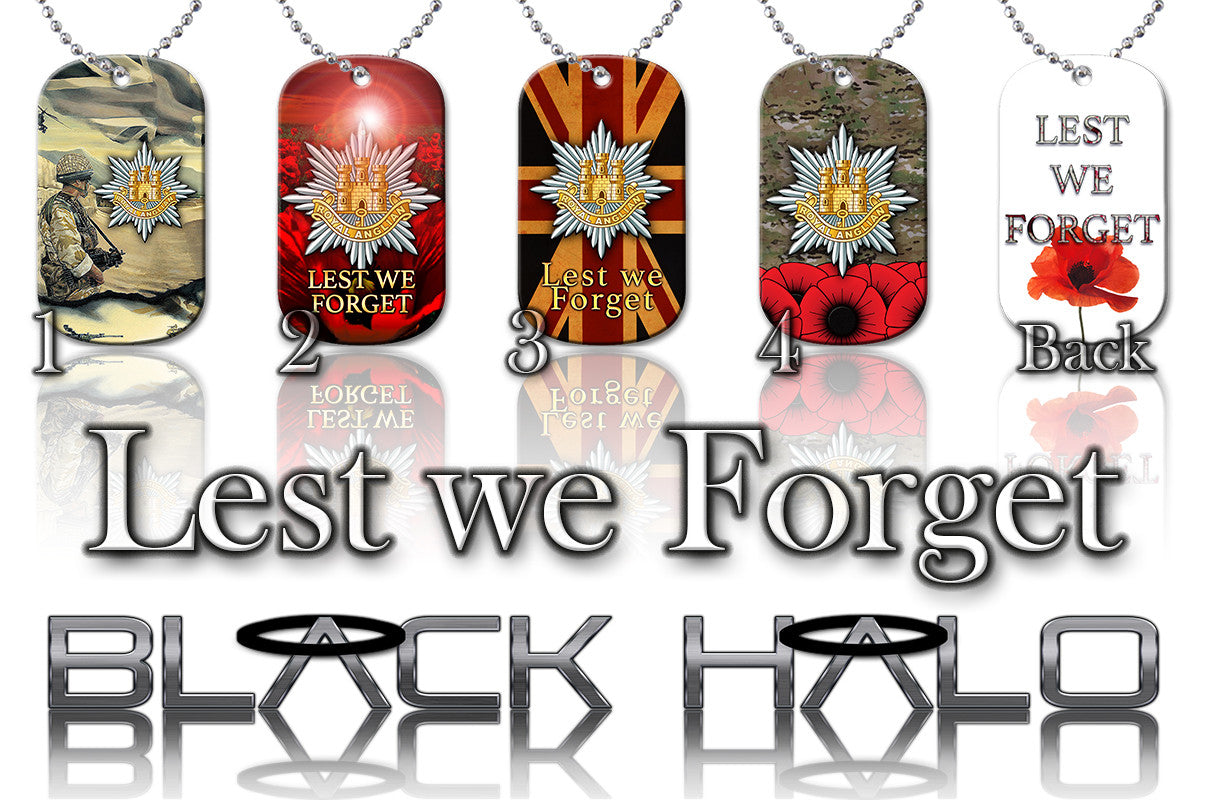 The Royal Anglian Regiment Dog Tag Necklace/Keyring