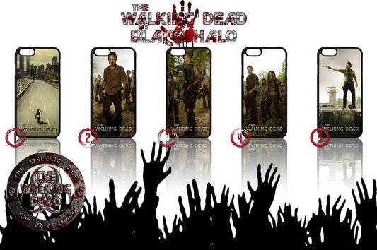 THE WALKING DEAD APPLE IPHONE 6 SHELL CASE - Black Halo Design
